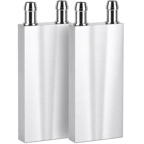 Aluminum Water Cooling Block,Liquid Cold Water Plate Heat Sink Water-Cooled Exchanger Head semiconductor Refrigeration Sheet CPU Graphics Radiator Heatsink Endothermic Head(40 x 160 x 12mm)2pcs in Kuwait