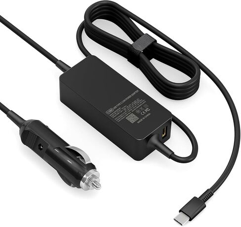 100W Car Charger, Laptop Car Charger Compatible with Dell Latitude/Dell Precision/Dell XPS, MacBook Pro/Air, HP Spectre/Elitebook, Samsung, Asus Zenboo DC Adapter in Saudi Arabia