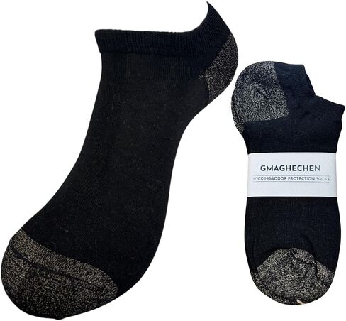 Silver Fiber Ankle Socks for Men & Women – Breathable, Stretch-Comfort Low Cut Socks for Daily, Travel in Saudi Arabia