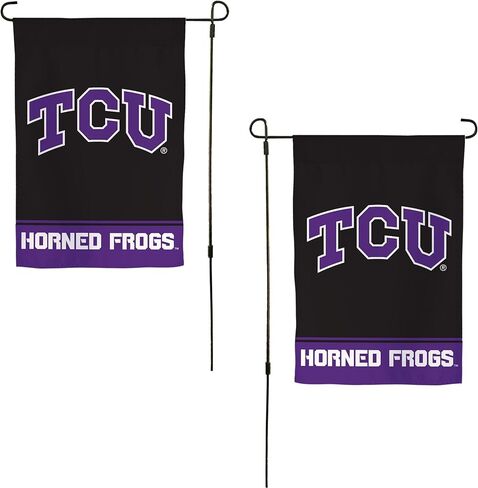 Desert Cactus Texas Christian University TCU Garden Flag – 19 x 12 inch TCU Horned Frogs Banner, For Outdoor Display and Events (Design F) in Saudi Arabia