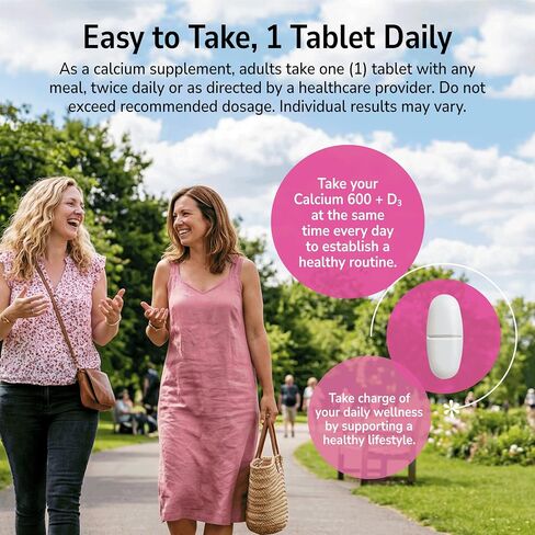 21st Century Calcium Plus D Supplement Tablet , 600 mg, 400 Count in Kuwait