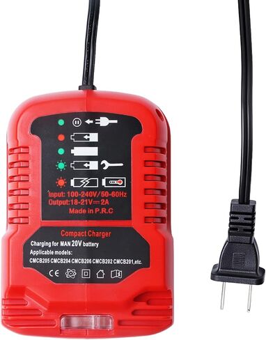 MaySpare M18 Charger Replacement for Milwaukee 18V Lithium-Ion Battery, Mini Portable Fast Charger Compatible with M18 48-11-1850 48-11-1820 48-11-1862 48-11-1880 48-11-1812 (Battery Not Included) in Saudi Arabia