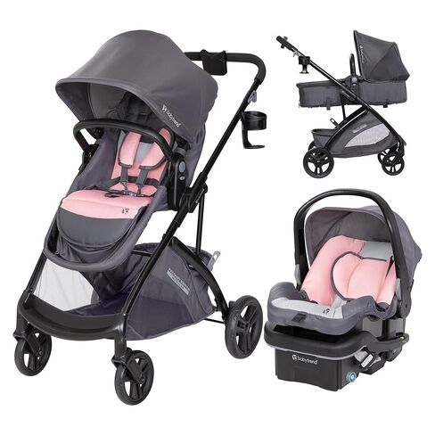 Baby Trend Passport Switch 6-in-1 Modular Travel System with EZ-Lift Plus Infant Car Seat, Midnight Cocoa in Saudi Arabia