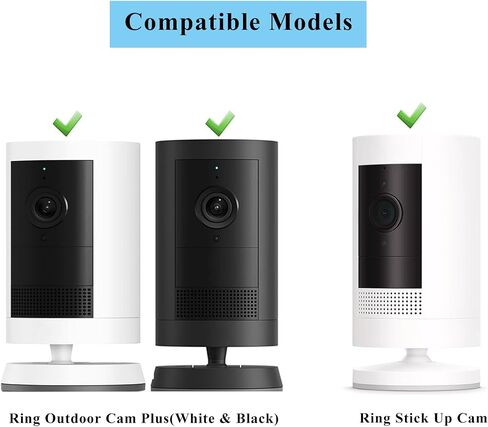 Magnetic Camera Mount Compatible with Ring Outdoor Cam Plus,Ring Stick Up Cam Battery,Adjustable Magnet Camera Bracket 1/4 inch Thread Magnetic Mount Base Stand with Strong Rubber Coating Holder,2Pack in Saudi Arabia