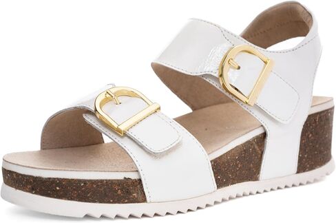Ara Women's Nova Buckle Sandal ، جلد براءات الاختراع الأسود - 38 مترًا (الولايات المتحدة) in Kuwait