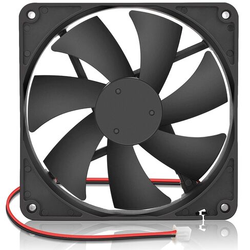 GDSTIME 80mm Fan, 80mm x 80mm x 15mm 24V DC Brushless Cooling Fan Sleeve Bearing in Saudi Arabia