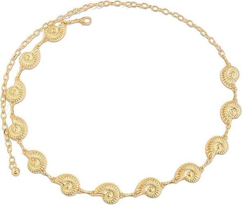 JeVenis Seashell Starfish Waist Chains Women Bohemian Pearl Shell Belt Summer Beach Charm Waist Chain Bikini Shell Chain Accessories in Saudi Arabia