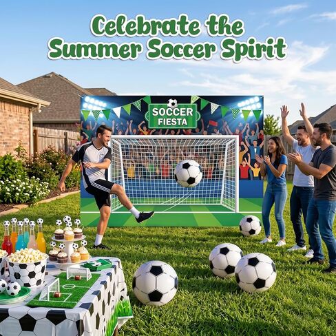 POPLAY 5PCS Inflatable Balls, 12 Inch Inflatable Soccer Beach Balls for Kids Party Favors Summer Swimming Pool Beach Game in Saudi Arabia