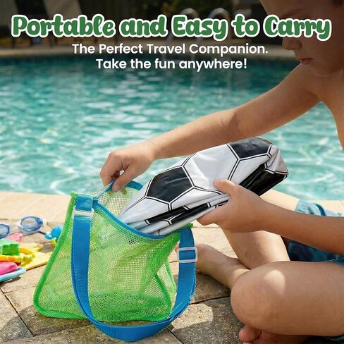 POPLAY 5PCS Inflatable Balls, 12 Inch Inflatable Soccer Beach Balls for Kids Party Favors Summer Swimming Pool Beach Game in Saudi Arabia