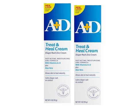 A+D Zinc Oxide Diaper Rash Cream with Aloe 4 oz (113 g)(pack of 2) in Saudi Arabia