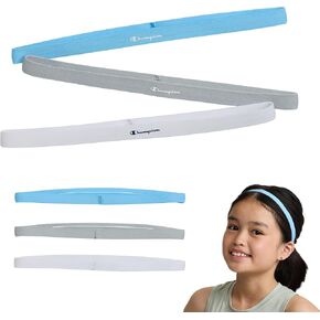 Champion Game Day Headbands 3-Pack – Non-Slip Silicone Grip Athletic Headbands, One Size Fits Most in Saudi Arabia