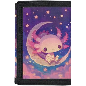 Kids Purses for Girls Age 4-6 Purple Girls Wallet with Coin Pockets Credit Card Holder Trifold Wallets for Travel School Work Shopping Gym Outdoor in Saudi Arabia