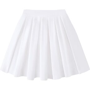 Magic Park 4-14Y Girls Pleated Skirt Kids Athletic Tennis Skorts High Waisted Skirt with Short Summer Clothes in Kuwait