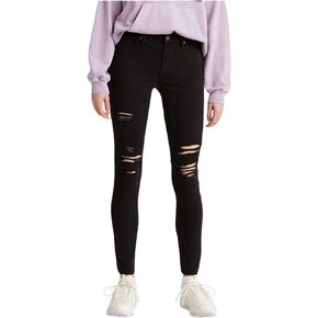 Levi's® للسيدات 711 سكيني ناعم أسود 26 28 in Kuwait