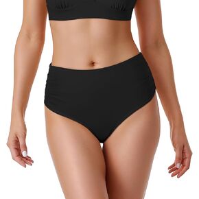 Period Swimwear Bikini Bottoms High Waist Swim Bathing Suit Side Extension Leakproof Menstrual Swimsuit for Teens Girl in Saudi Arabia