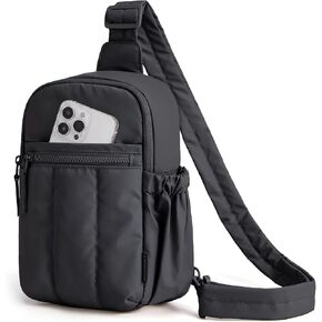 BAGSMART Small Crossbody Bags for Women, Puffer Sling Bag Fanny Packs, Purses Hobo Handbag for Daily Travel Hiking in Kuwait