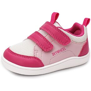 SKYWHEEL Toddler Boy Shoes Casual Sneakers with 2 Hook and Loop Easy On and Off Quick Dry Breathable Mesh Upper Lightweight Tennis Shoes for Toddlers with Non-Slip Sole for Everyday Running Walking in Kuwait