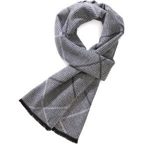 FULLRON Mens Winter Scarf Soft Warm Long Fashion Classic Gift in Kuwait