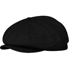 Newsboy Cap Mens Hat Linen 8 Panel Golf Cabbie Newsies Hats Gatsby Irish Caps for Men in Saudi Arabia