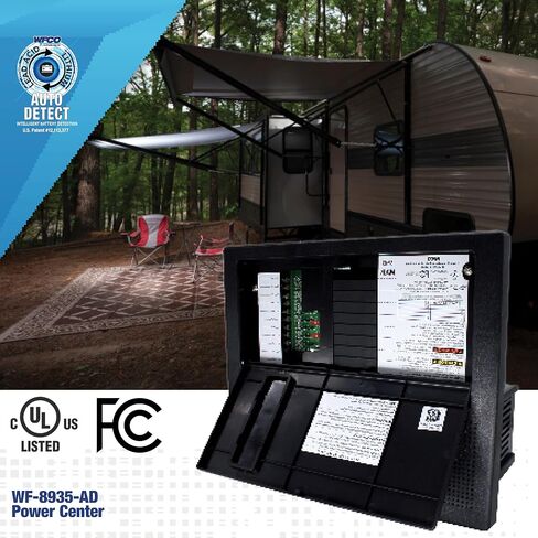 WFCO WF-8935-AD WF-8900-AD Series Center-35 أمبير ، 105-130 فولت فور ، 60 هرتز ، 600 واط ، أسود in Kuwait