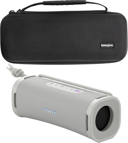 Sony SRSULT10W ULT Field Series Speaker (Off-White) Bundle with Hardshell Travel and Protective Case for Bluetooth Speakers (2 Items) in Saudi Arabia