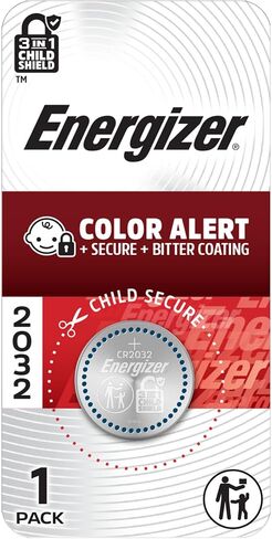 Energizer 2032 Batteries, Lithium CR2032 Watch Battery Combo Pack, 10 Count in Kuwait