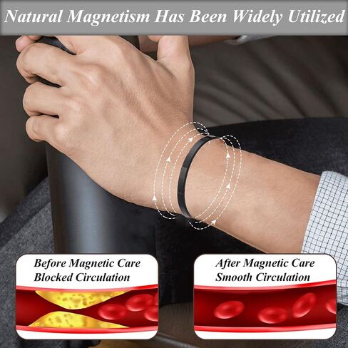Vayro Bracelet Menopause, Original Mgntc Wellness Bracelet for Women and Men Adjustable Relief Pain Relieve Stress Cuff Bangle Stainless Steel Open Lightweight and Water-Resistant Bracelets in Kuwait