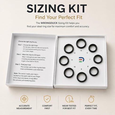 Smart Ring Health Tracker Ring Sizing Kit in Kuwait