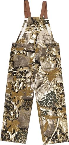 Girls Boys Camo Bib Overalls,Kids Overalls Straight Leg Denim Jumpsuits Cargo Pants with Pockets in Saudi Arabia