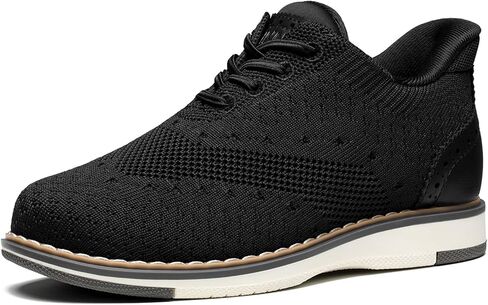 GINNI Boys Dress Shoes, Kids Mesh School Uniform Oxfords, Wingtip Casual Slip-On Oxford Sneakers for Toddler/Little Kid/Big Child in Saudi Arabia