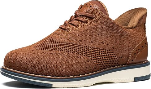 GINNI Boys Dress Shoes, Kids Mesh School Uniform Oxfords, Wingtip Casual Slip-On Oxford Sneakers for Toddler/Little Kid/Big Child in Saudi Arabia