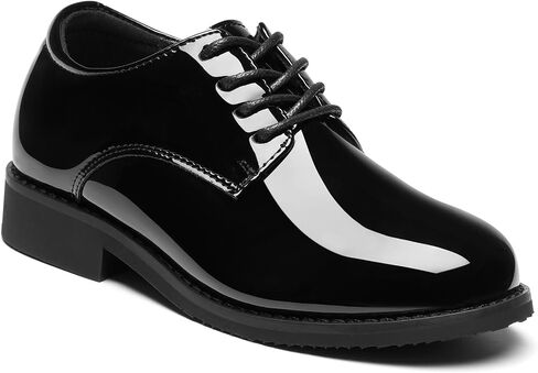 GINNI Boys Dress Shoes Kids Patent Oxfords Formal Church Wedding Tuxedo Shoes for Toddler/Little Kid/Big Kid in Saudi Arabia