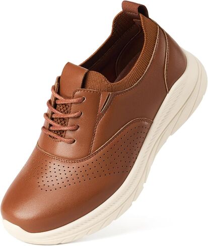 GINNI Boys Girls Comfortable Casual Oxford Sneakers for School Graduation Uniform, Kids Dress Shoes for Formal Church Wedding, Lace-Up Breathable Wingtip Oxfords for Toddler/Little Kid/Big Child in Saudi Arabia