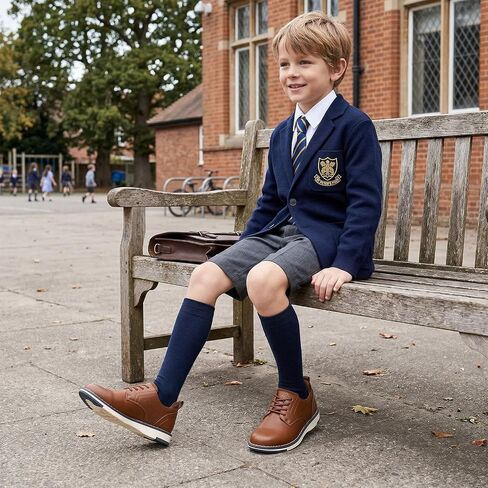 GINNI Boys Dress Shoes Casual Oxford Sneakers Wedding Church Formal Uniform Shoes for Toddler/Little Kid/Big Kid in Saudi Arabia