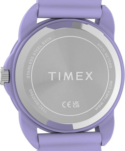 Timex Youth Kids Time Teacher 30mm Watch - Purple Strap White Dial Purple Case in Kuwait