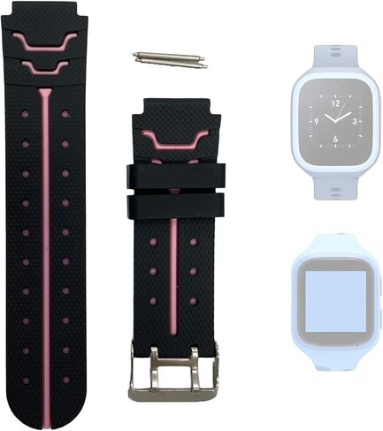 Kids Watch Strap Child Watch Belt Replacement Child Watch Attachment Lightweight Watch Belt Rubber Belt for Boy & Girls in Kuwait