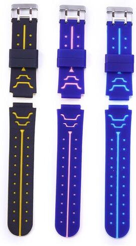Kids Watch Strap Child Watch Belt Replacement Child Watch Attachment Lightweight Watch Belt Rubber Belt for Boy & Girls in Kuwait