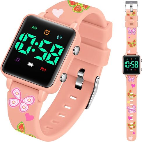 Potty Training Watch for Kids 2-9, Upgraded Magnetic Charging Reminder Toddler Watch with Music/Vibration/Colorful Lights Countdown, Cute Silicone Strap Waterproof Digital Watch for Boys Girls in Kuwait
