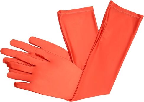 AMORESY Elbow-Length Gloves – Shiny Stretch Opera-Style Arm Sleeves for Party, Performance, Cosplay & Fashion in Saudi Arabia