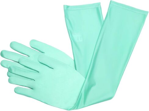 AMORESY Elbow-Length Gloves – Shiny Stretch Opera-Style Arm Sleeves for Party, Performance, Cosplay & Fashion in Saudi Arabia