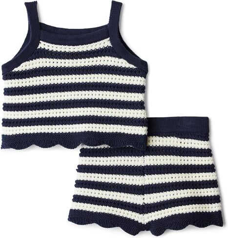 Amazon Essentials x Sofia Grainge Mommy & Me Cotton Crochet Sweaters & Tank Sets in Kuwait