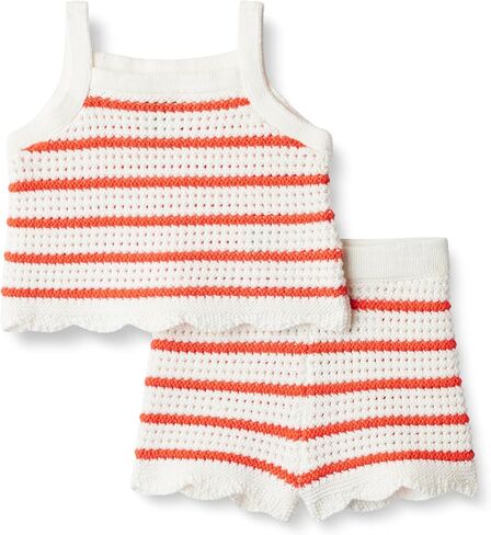 Amazon Essentials x Sofia Grainge Mommy & Me Cotton Crochet Sweaters & Tank Sets in Kuwait