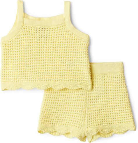 Amazon Essentials x Sofia Grainge Mommy & Me Cotton Crochet Sweaters & Tank Sets in Kuwait