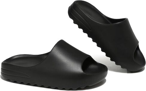 Kids Cloud Slides Pillow Slippers for Boys Girls,Non-Slip Shower Shoes for Indoor Outdoor,Bathroom Pool Sandals Summer Beach Lightweight Comfort Thick Sole Slipper in Kuwait