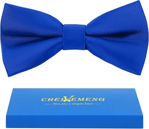 Bow Ties for Boys Pre Tied Kids Bow Tie Adjustable Toddler Bowties for Wedding Party with Gift Box in Kuwait