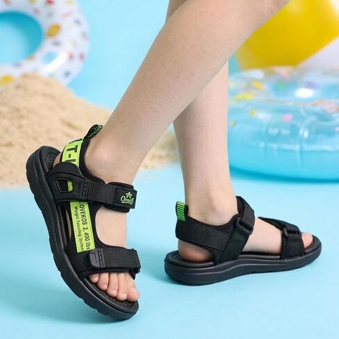 Boys Sandals Kids Open toe Athletic Sport Sandals Adjustable Strap Summer Outdoor Hiking Beach Water Shoes for Little Big Kid in Saudi Arabia