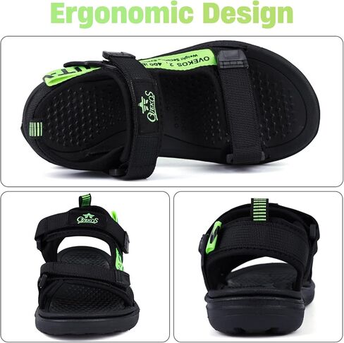 Boys Sandals Kids Open toe Athletic Sport Sandals Adjustable Strap Summer Outdoor Hiking Beach Water Shoes for Little Big Kid in Saudi Arabia