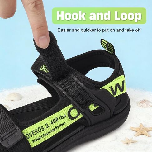 Boys Sandals Kids Open toe Athletic Sport Sandals Adjustable Strap Summer Outdoor Hiking Beach Water Shoes for Little Big Kid in Saudi Arabia