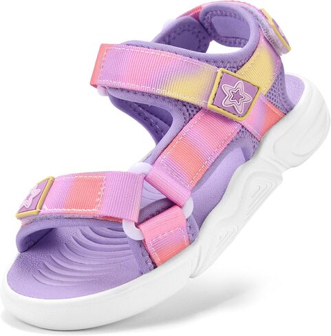 Stelle Boys Girls Sandals for Kids Athletic Sport Sandals Summer Outdoor Water Hiking Open Toe Casual Shoes for Toddler/Little/Big Kids in Kuwait