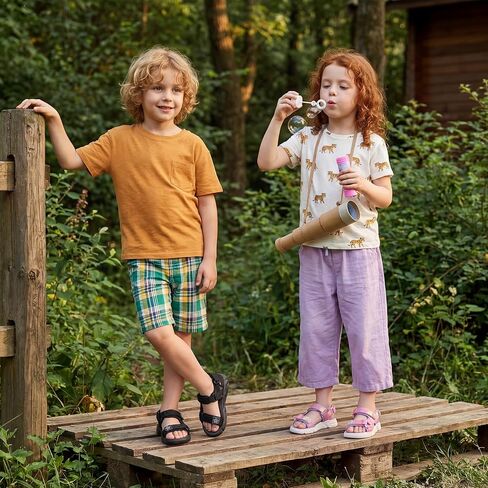Stelle Boys Girls Sandals for Kids Athletic Sport Sandals Summer Outdoor Water Hiking Open Toe Casual Shoes for Toddler/Little/Big Kids in Kuwait